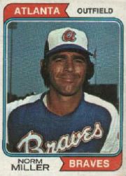 1974 Topps Baseball Cards      439     Norm Miller